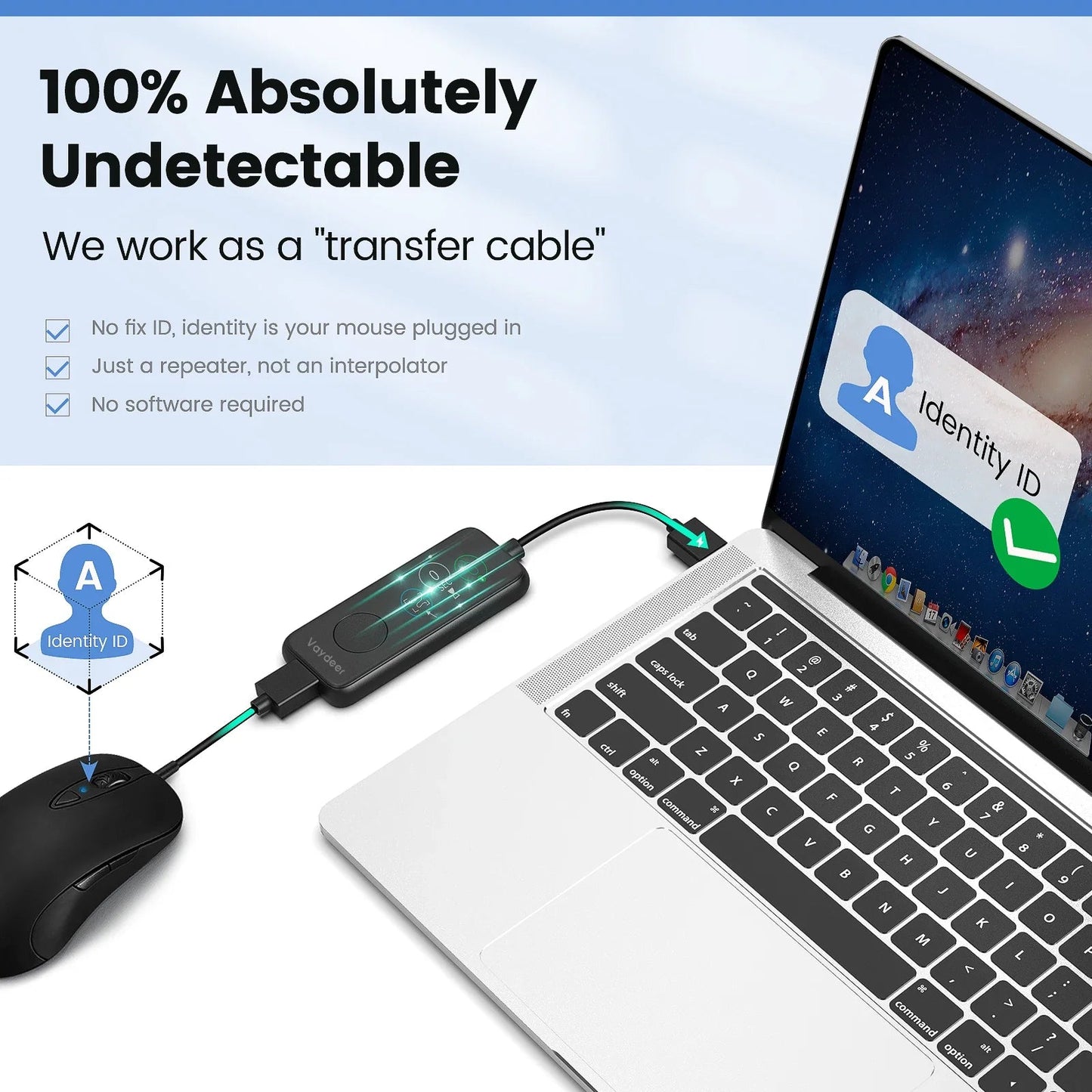 NNEOBA Fully Automatic USB Mouse Jiggler with HD Screen - UrbanNest Co