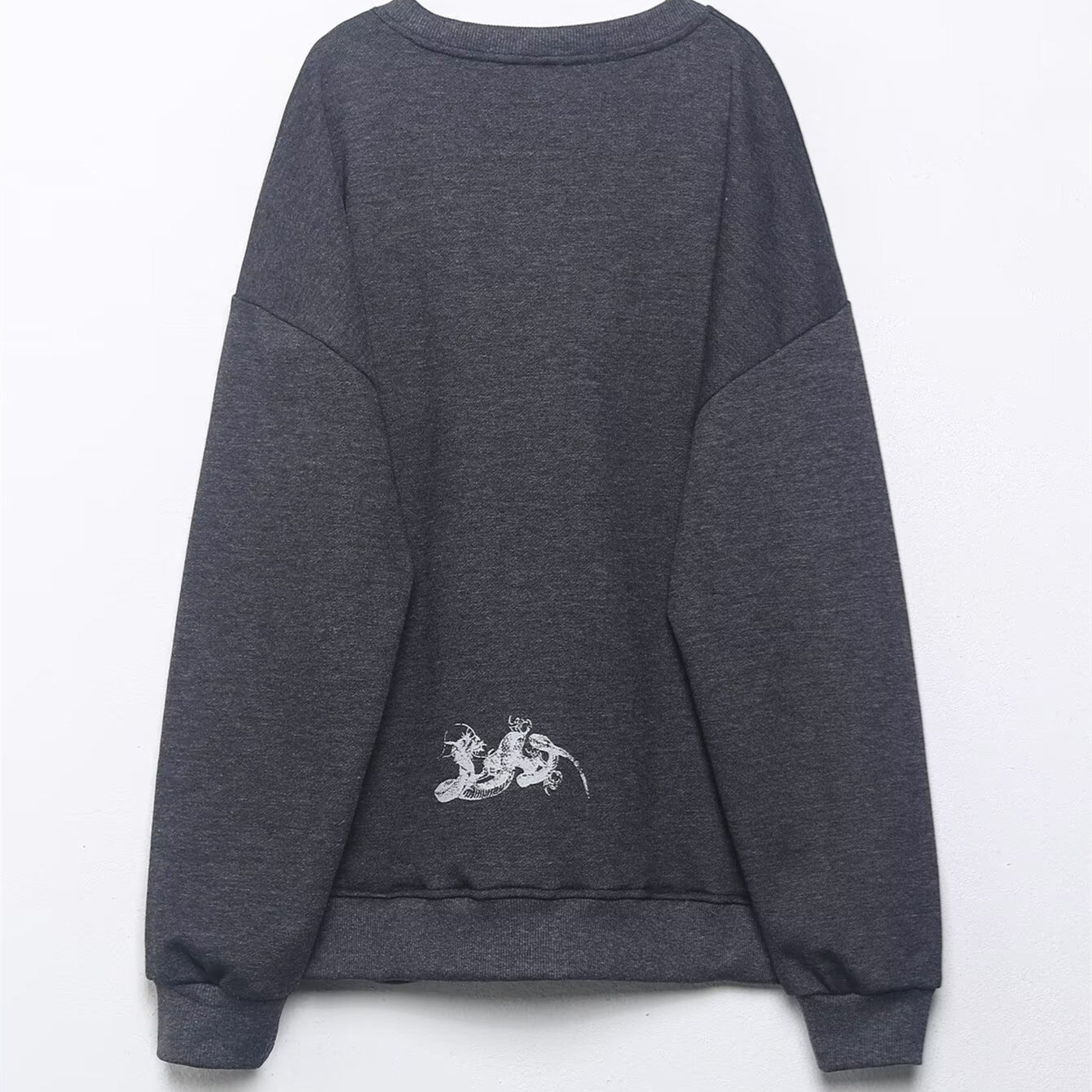Animal print wash effect hoodie - UrbanNest Co