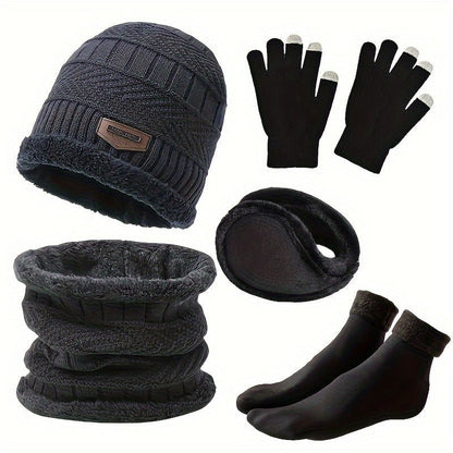 Winter Knit Accessories Set for Adults (5 - Piece) - UrbanNest Co