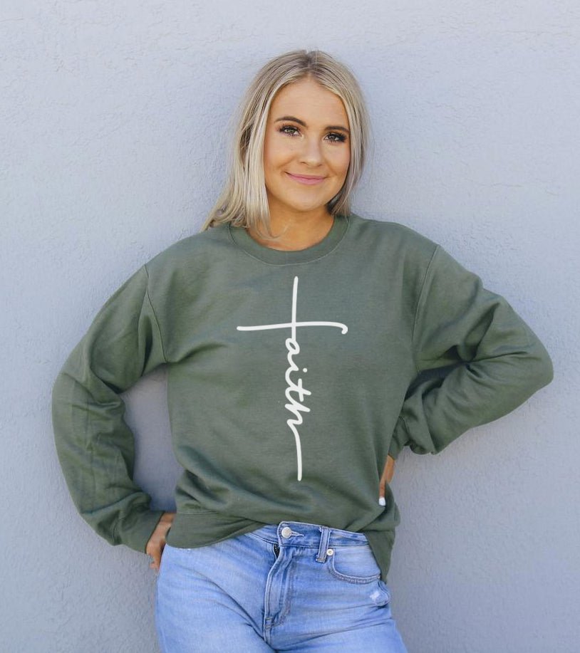 Faith Sweatshirt - UrbanNest Co