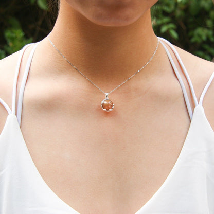 Planet Murano Aroma Necklace - Plutonian Amethyst | Energy & Healing | Diffuse on the go - UrbanNest Co