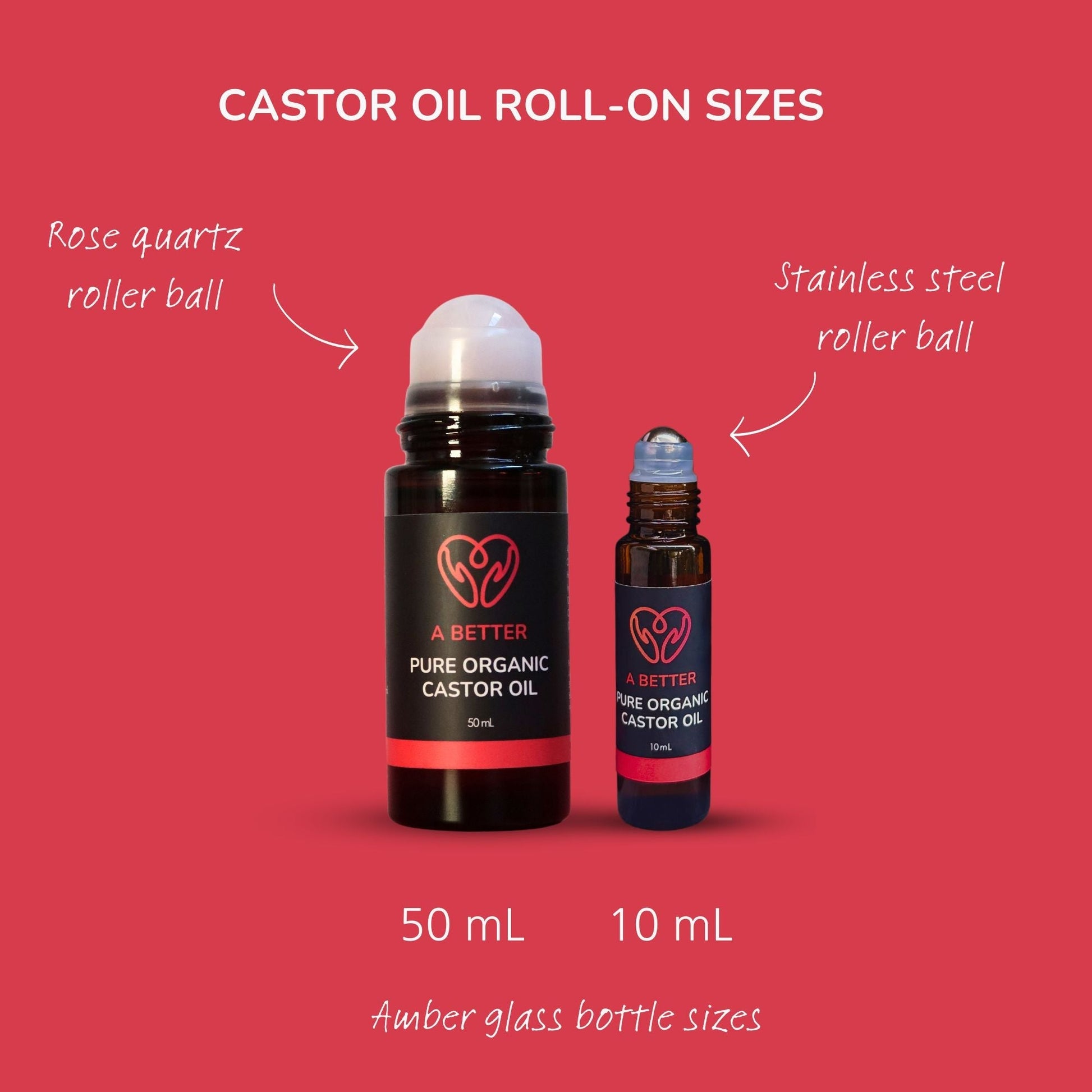 Pure Organic Castor Oil - Amber Glass Bottle - UrbanNest Co