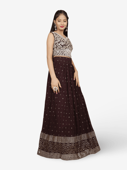 Designer Lehenga & choli with dupatta for Women by Shreekama - UrbanNest Co
