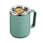 Stainless Steel Insulated Coffee Mug – 450 ml (Double - Wall Vacuum, Handle & Lid) - UrbanNest Co