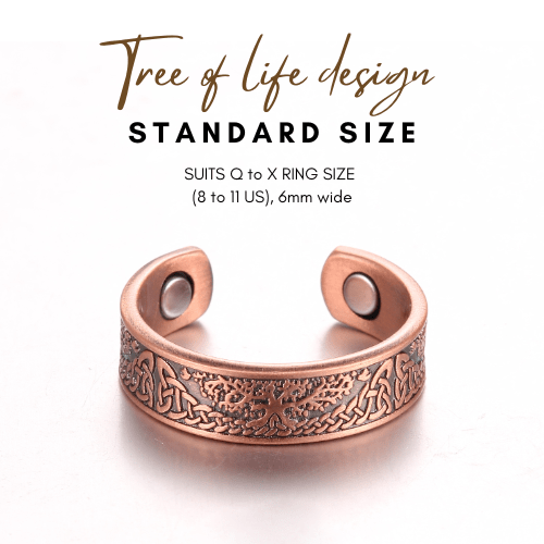 Pure Copper Magnetic Therapy Ring - UrbanNest Co