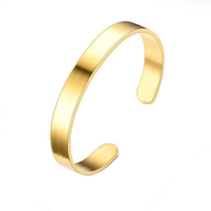 8MM Cuff Bracelet Stainless Steel Twisted Open Bangle Bracelet Men Women Jewlery - UrbanNest Co