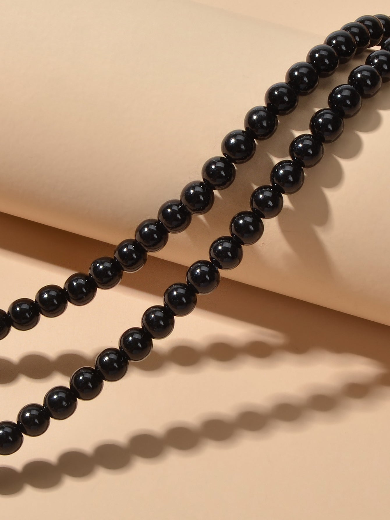 Short Black Beads Necklace Pearl Choker Wholesale Price Jewellery Accessories - UrbanNest Co
