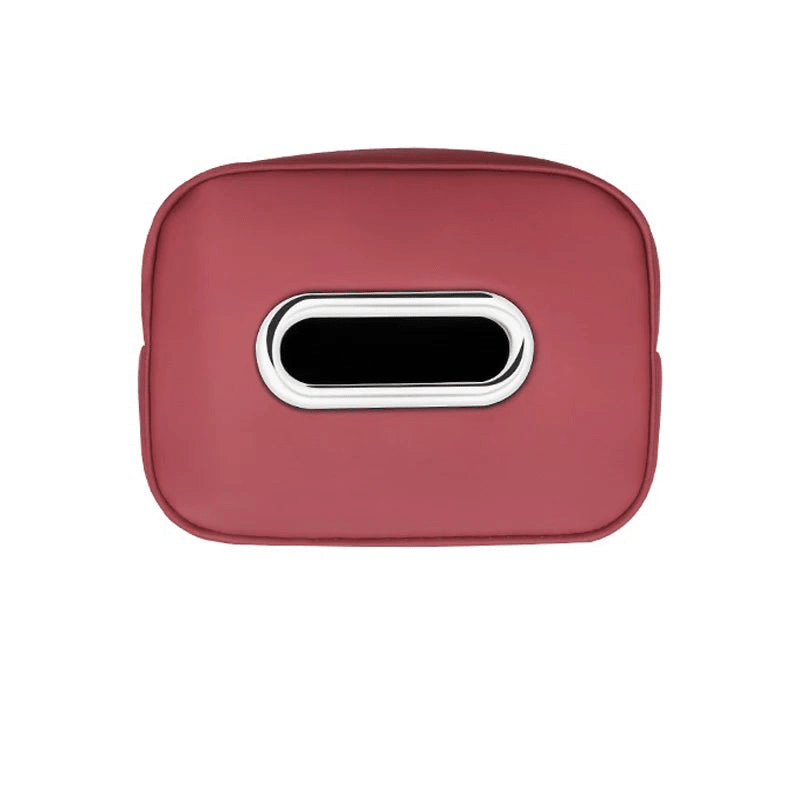 Leather Car Tissue Organizer Storage Bag–Multi - Position Holder Red - UrbanNest Co