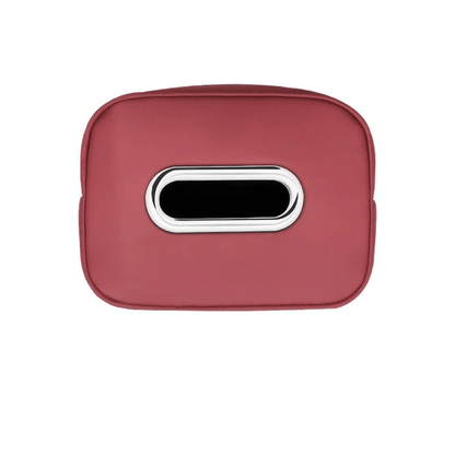Leather Car Tissue Organizer Storage Bag–Multi - Position Holder Red - UrbanNest Co