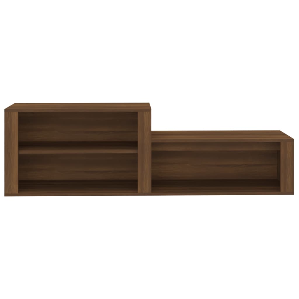 NNEVL Shoe Cabinet Brown Oak 150x35x45 cm Engineered Wood - UrbanNest Co