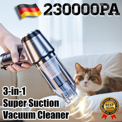 Car Vacuum Cleaner Strong Suction Cleaning Mini Machine Wireless Portable Handhled Blower Machine Air Duster for Home Appliances - UrbanNest Co