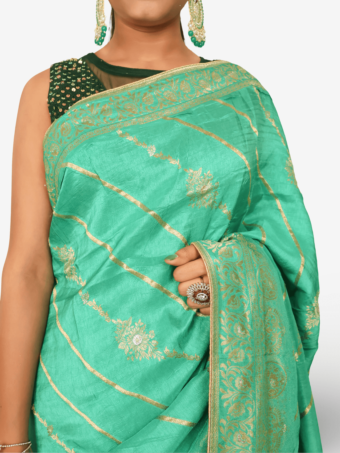 Designer Woven Banarsi Saree by Shreekama - UrbanNest Co
