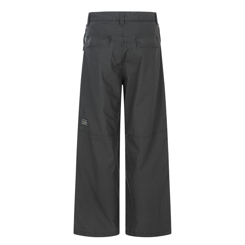 Loose wide leg multi pocket straight leg pants - UrbanNest Co
