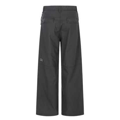 Loose wide leg multi pocket straight leg pants - UrbanNest Co