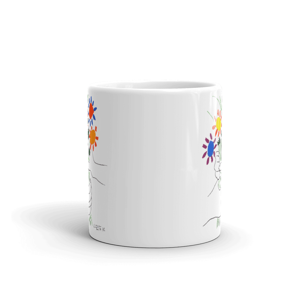 Pablo Picasso Bouquet of Peace 1958 Artwork Mug - UrbanNest Co