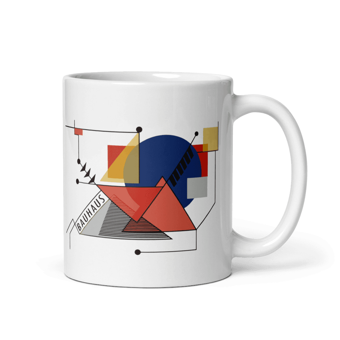Walter Gropius Bauhaus Geometry Artwork Mug - UrbanNest Co