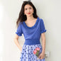 Elegant V - Neck Lace Knit Top for Women Chic and Youthful Look, Perfect for Petite Figures - UrbanNest Co
