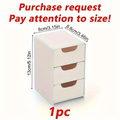Chic 3 - Tier Desk Organizer with Drawers - Ideal for Office Supplies, Jewelry & Cosmetics Storage - Portable Divider Box - UrbanNest Co