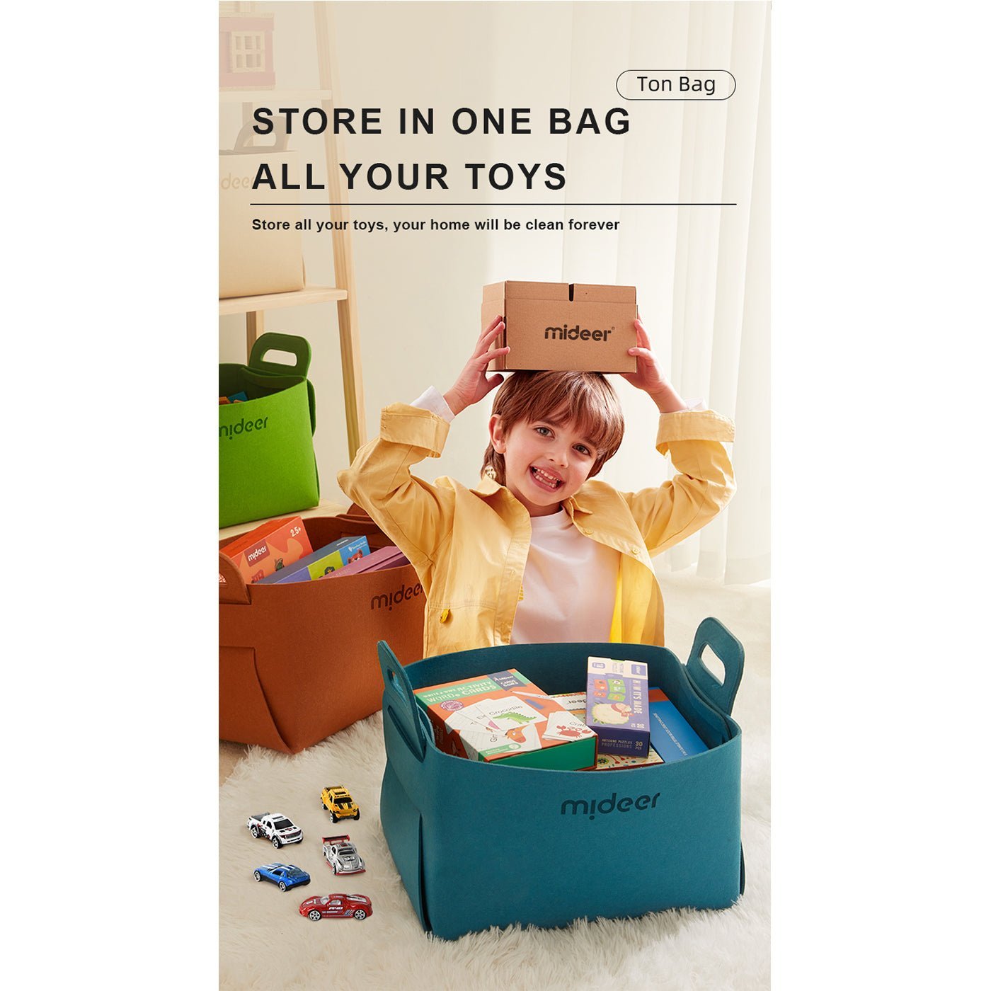 Lovely Home Green Storage Bag - UrbanNest Co