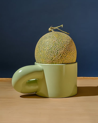 Handmade XXXL Ceramic Chubby Mug - Unique Cute Large Mug for Coffee & Tea - UrbanNest Co