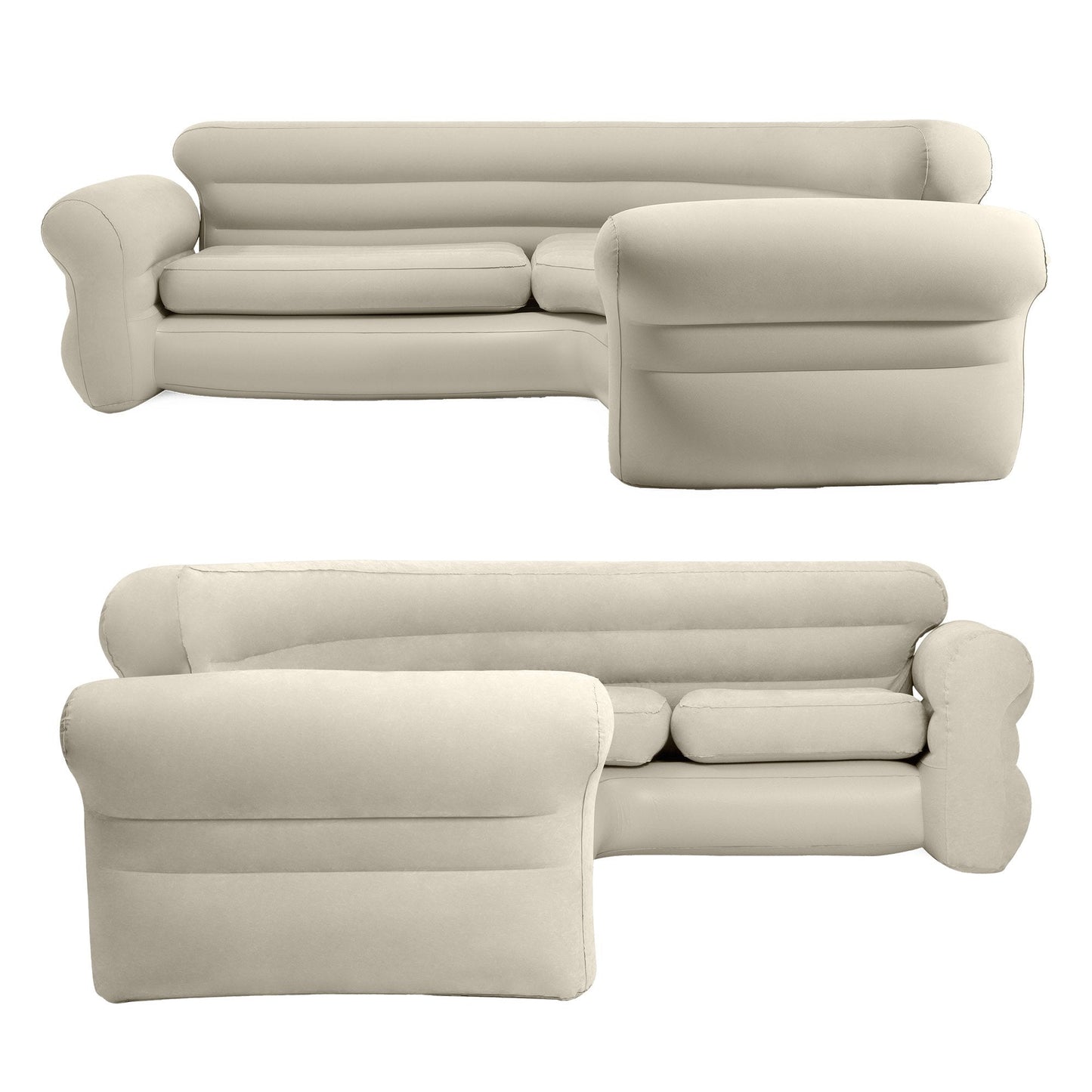 Intex Corner Sofa Inflatable Couch - L - shaped Corner Sofa - UrbanNest Co