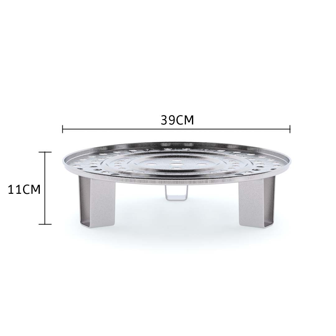 SOGA 2X Stainless Steel Steamer Insert Tray 39cm - UrbanNest Co