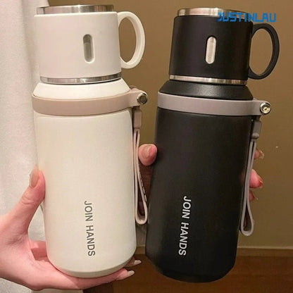 Thermos Cup with Tea Strainer - 600/800ML - UrbanNest Co