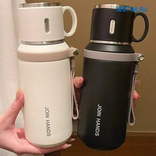 Thermos Cup with Tea Strainer - 600/800ML - UrbanNest Co