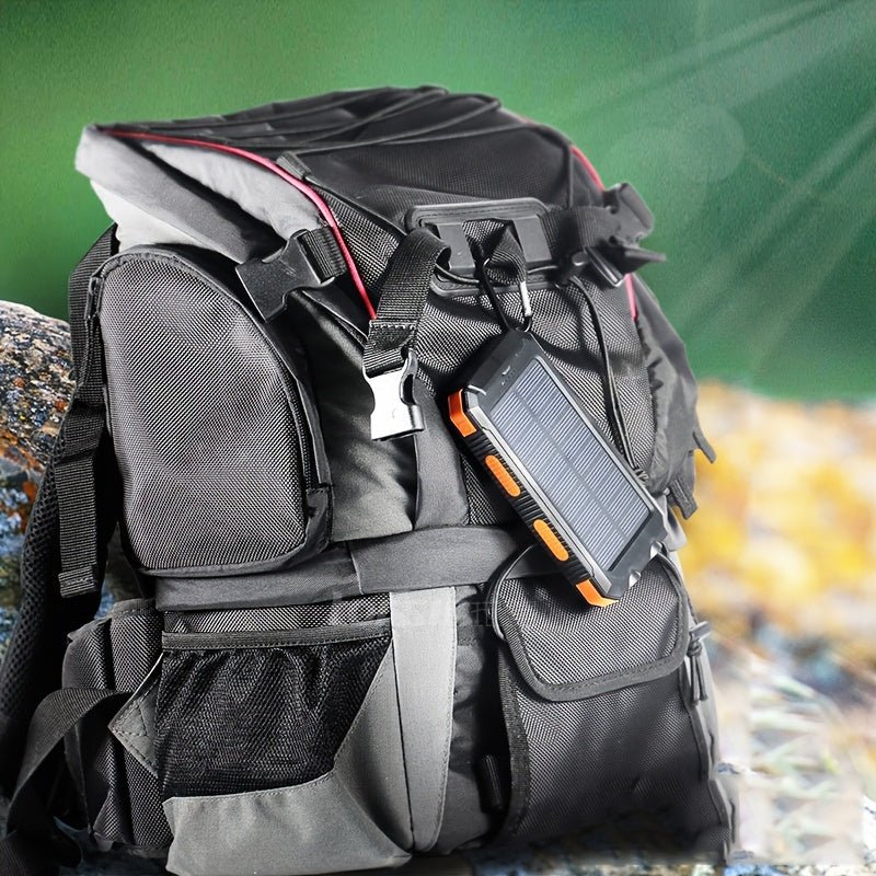 10000mAh Portable Solar Power Bank with Dual USB - UrbanNest Co