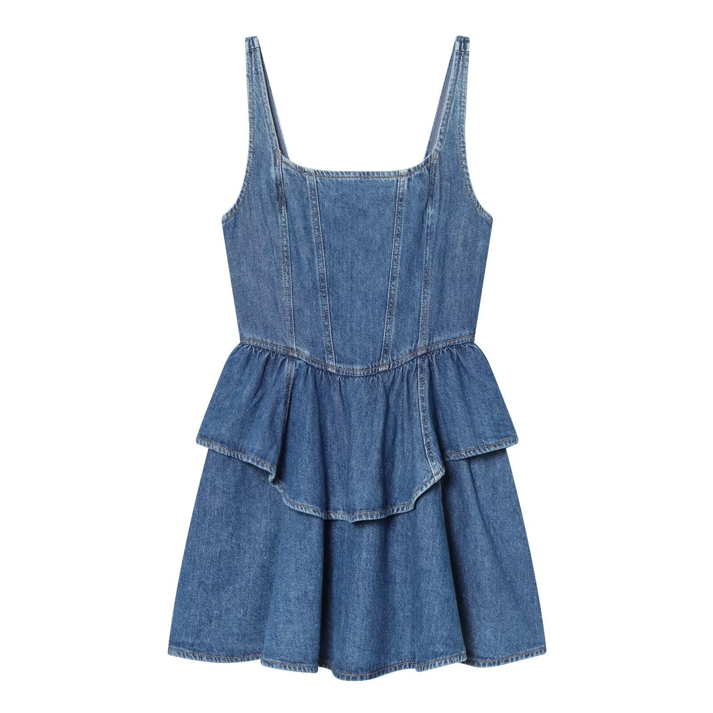 French waist cinching slimming versatile dress - UrbanNest Co