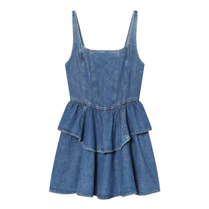French waist cinching slimming versatile dress - UrbanNest Co