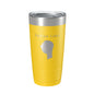 Indian Lake Map Tumbler Travel Mug Insulated Laser Engraved Coffee Cup Silver Creek Township Michigan 20 oz - UrbanNest Co