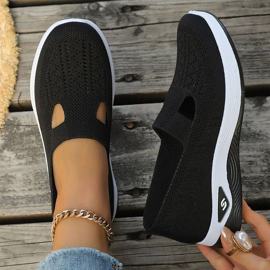 Flat Slip - On Casual Mesh Shoes for Women - UrbanNest Co