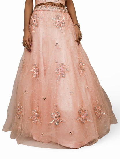 Mirror & Sequins Lehenga Choli Set - UrbanNest Co