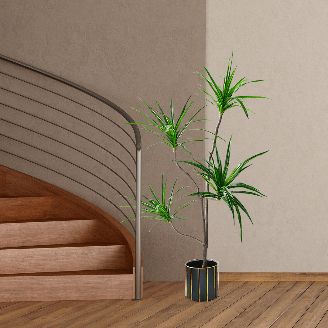 SOGA 4X 180cm Realistic Artificial Dracaena, Rubberised Silk Cloth + Iron Wire, Home Decor - UrbanNest Co