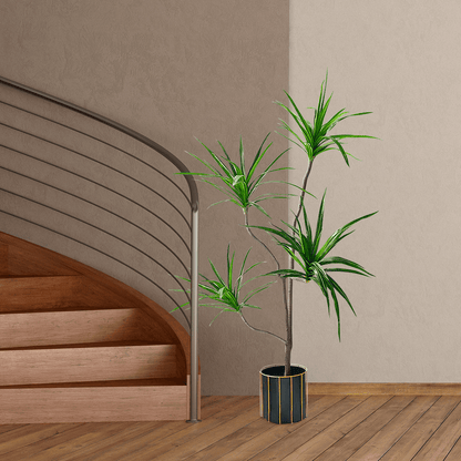 SOGA 4X 180cm Realistic Artificial Dracaena, Rubberised Silk Cloth + Iron Wire, Home Decor - UrbanNest Co