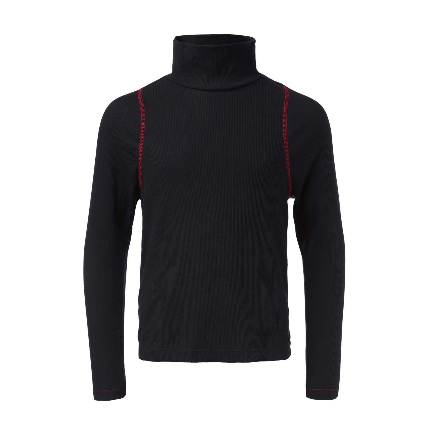 Kids' Black Turtleneck Top - UrbanNest Co