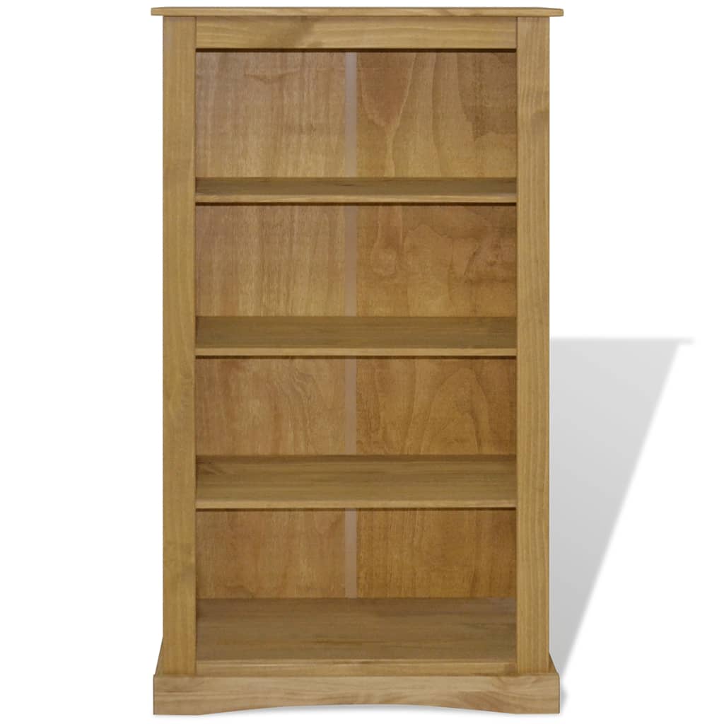 NNEVL 4 - Tier Bookcase Mexican Pine Corona Range 81x29x150 cm - UrbanNest Co