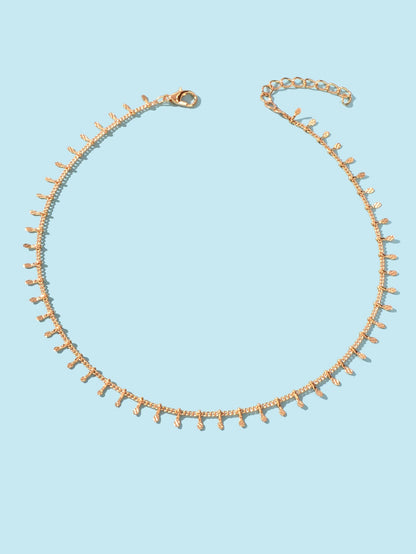 Classic Dainty Thin Charm Choker Gold Short Chain Necklaces Minimalist Jewellery - UrbanNest Co