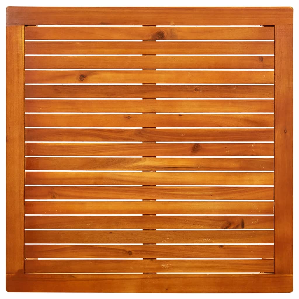 NNEVL Garden Coffee Table 85x85x45 cm Solid Acacia Wood - UrbanNest Co