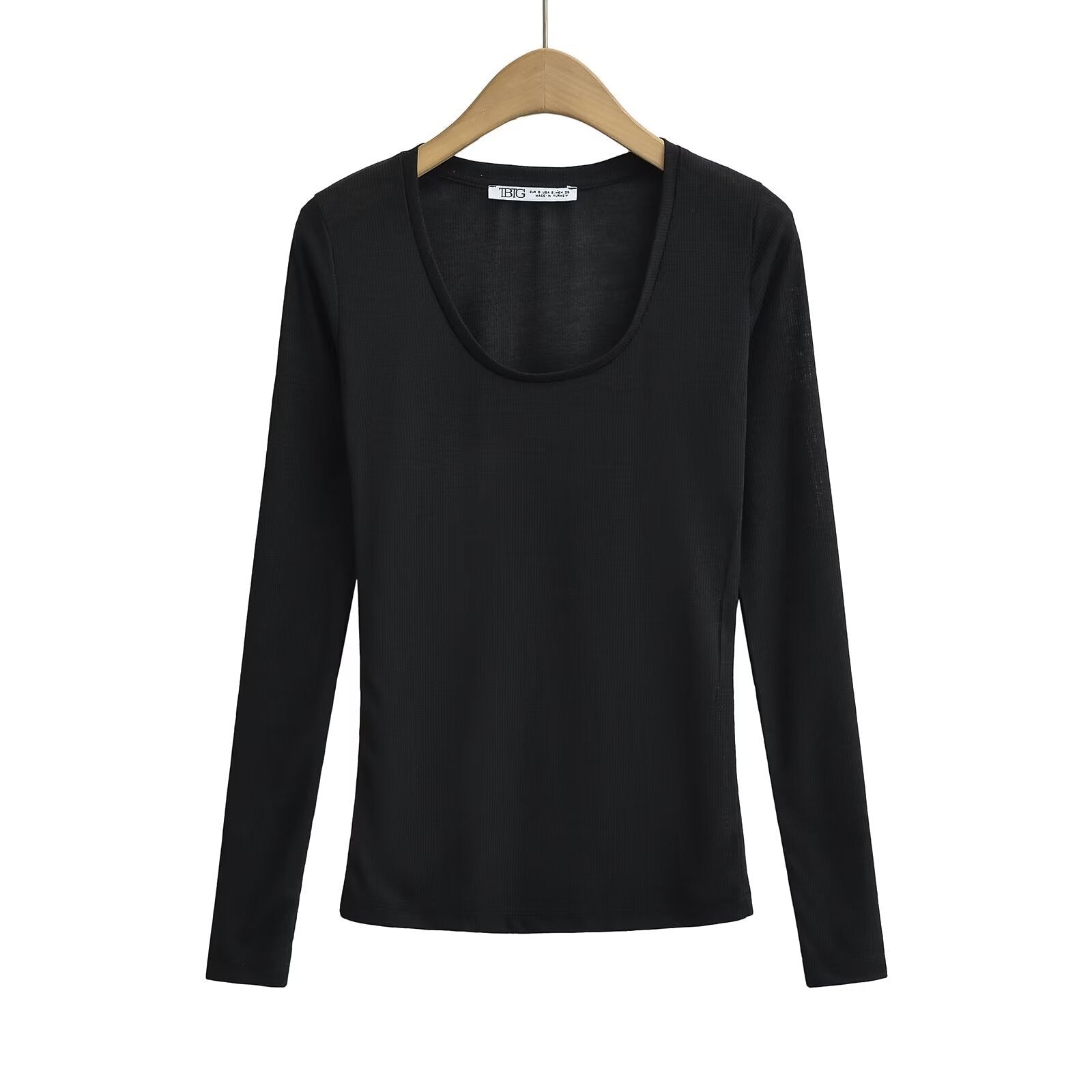 Minimally ribbed semi transparent T-shirt - UrbanNest Co