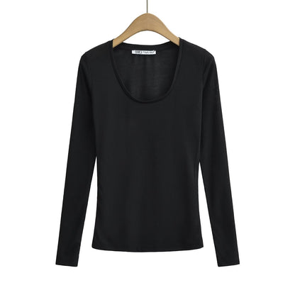 Minimally ribbed semi transparent T-shirt - UrbanNest Co