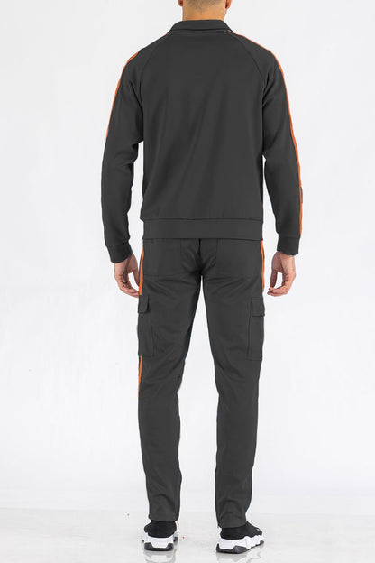 TWO STRIPE CARGO PANT SET - UrbanNest Co