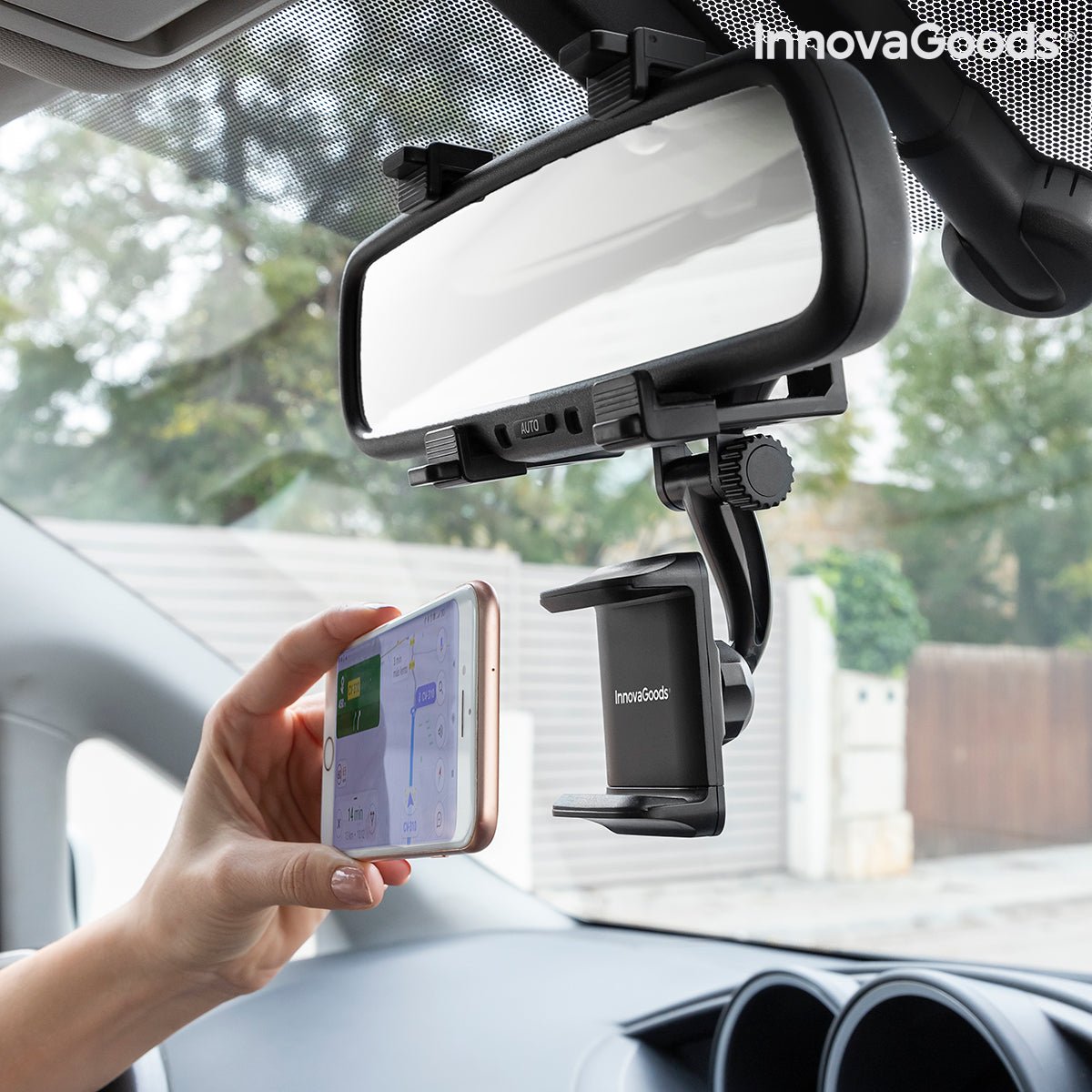 Smartphone Holder for Rearview Mirror Stropp InnovaGoods - UrbanNest Co