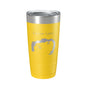Carter Lake Map Tumbler Travel Mug Insulated Laser Engraved Coffee Cup Iowa Omaha Nebraska 20 oz - UrbanNest Co