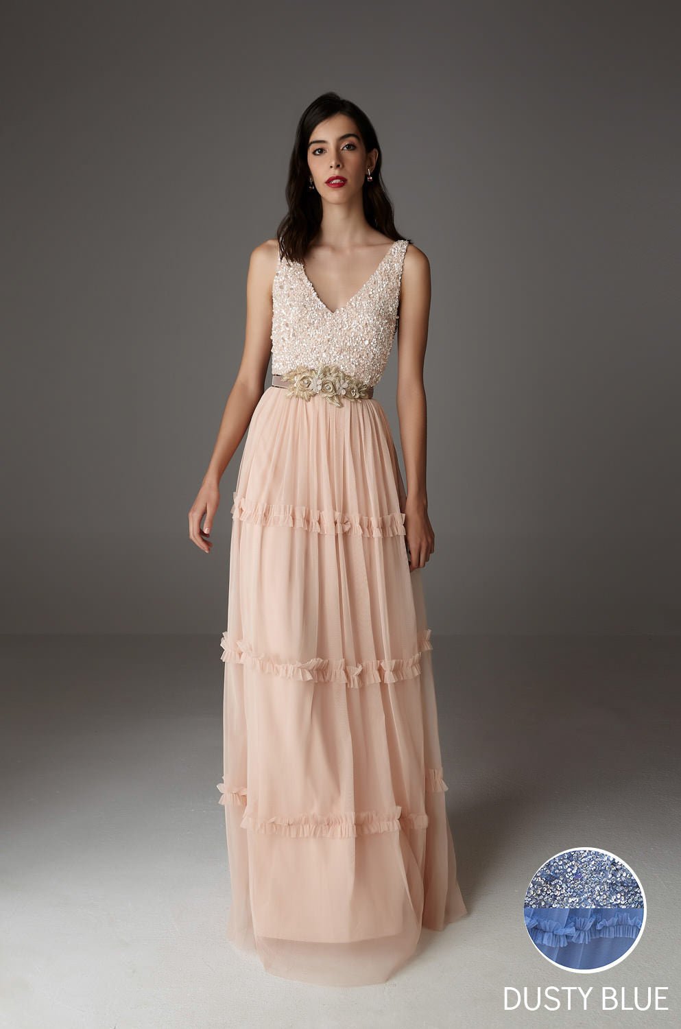 LIA MAXI DUSTY BLUE - UrbanNest Co