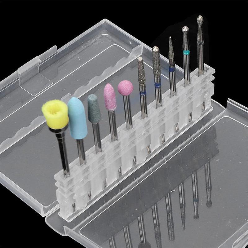 10Pcs Diamond Nail Drill Bits Set - Electric Manicure and Pedicure Tool - UrbanNest Co