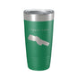 Crystal Lake Map Tumbler Travel Mug Insulated Laser Engraved Coffee Cup Michigan 20 oz - UrbanNest Co