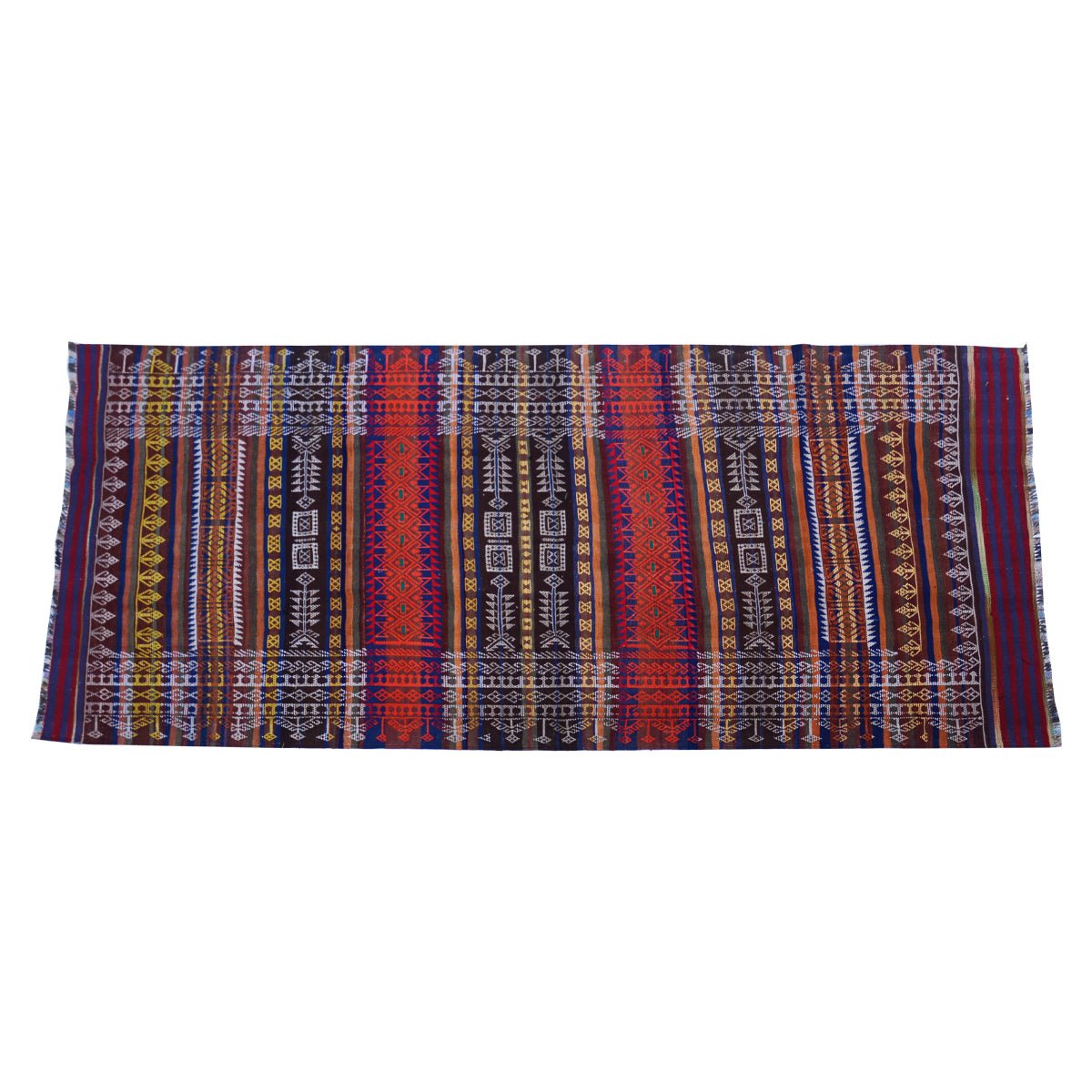 Baluch Soumak Stiletto Vintage Rug - UrbanNest Co