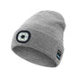 Warm LED Beanie with Bluetooth 5.4 Stereo, USB Rechargeable & 3 - Level Adjustable Light | Music & Heating Winter Hat - UrbanNest Co